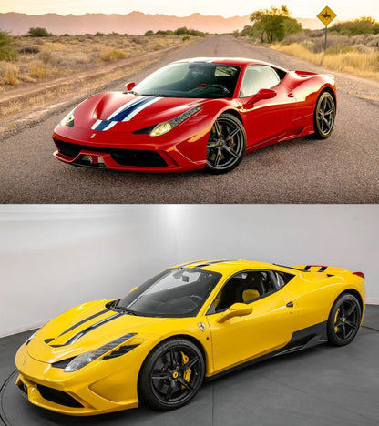 LookSmart FERRARI 458 Speciale - Limited Edition with Display Case (1/12 Scale)