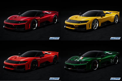 LookSmart FERRARI F80 - Limited Edition with Display Case (1/12 Scale)