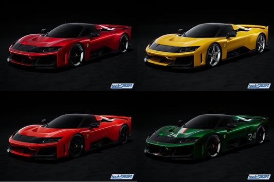 LookSmart FERRARI F80 - Limited Edition with Display Case (1/12 Scale)