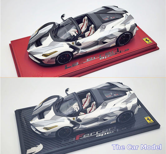 BBR Ferrari Laferrari Aperta Camouflage - Limited 40 pcs with Display Case