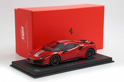 BBR Ferrari 488 PISTA Red Metallic Rosso Corsa - Limited 218 pcs