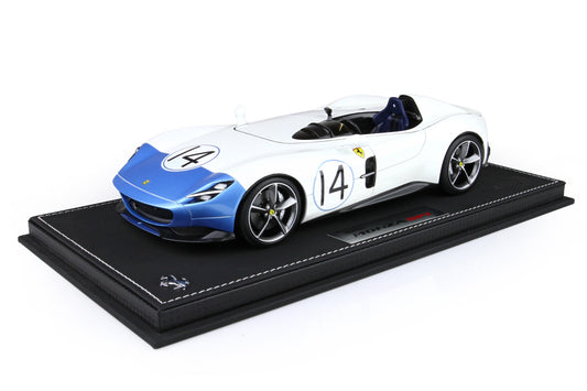 BBR Ferrari ICONA SP1 Sanae White / Blue Nose - Limited 50 pcs