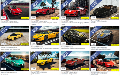 Pre-order BBR Ferrari F8 Tributo - Limited Edition