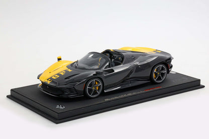 Pre-order BBR Ferrari SP3 Daytona 599+1 Spider Giallo Modena and Carbon fiber - Limited 99 pcs