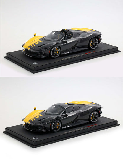 Pre-order BBR Ferrari SP3 Daytona 599+1 Spider Giallo Modena and Carbon fiber - Limited 99 pcs