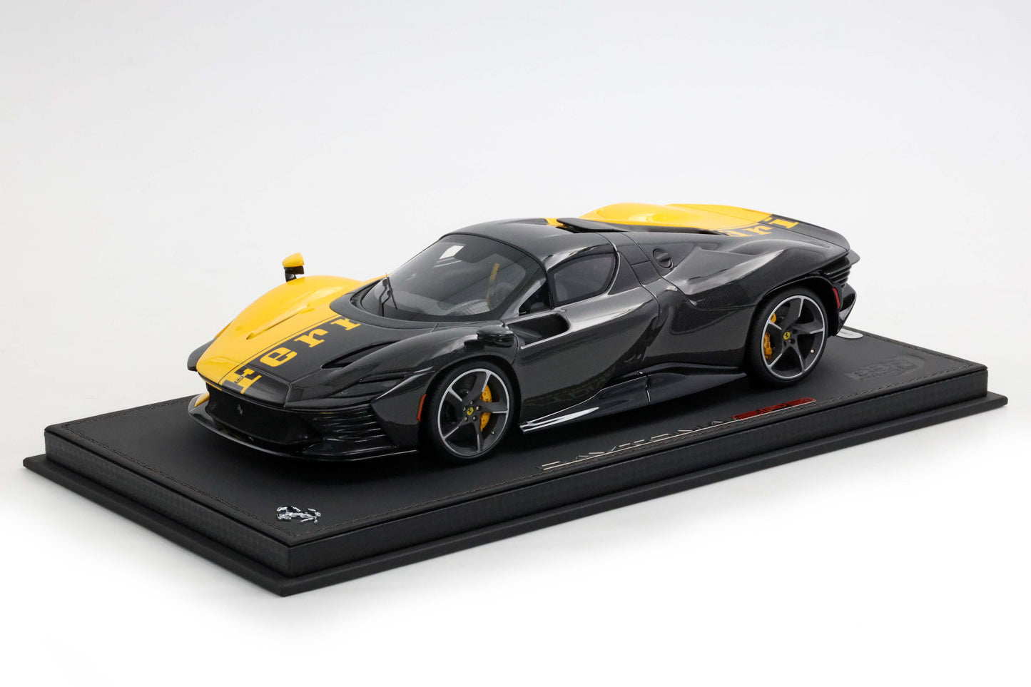 Pre-order BBR Ferrari SP3 Daytona 599+1 Spider Giallo Modena and Carbon fiber - Limited 99 pcs