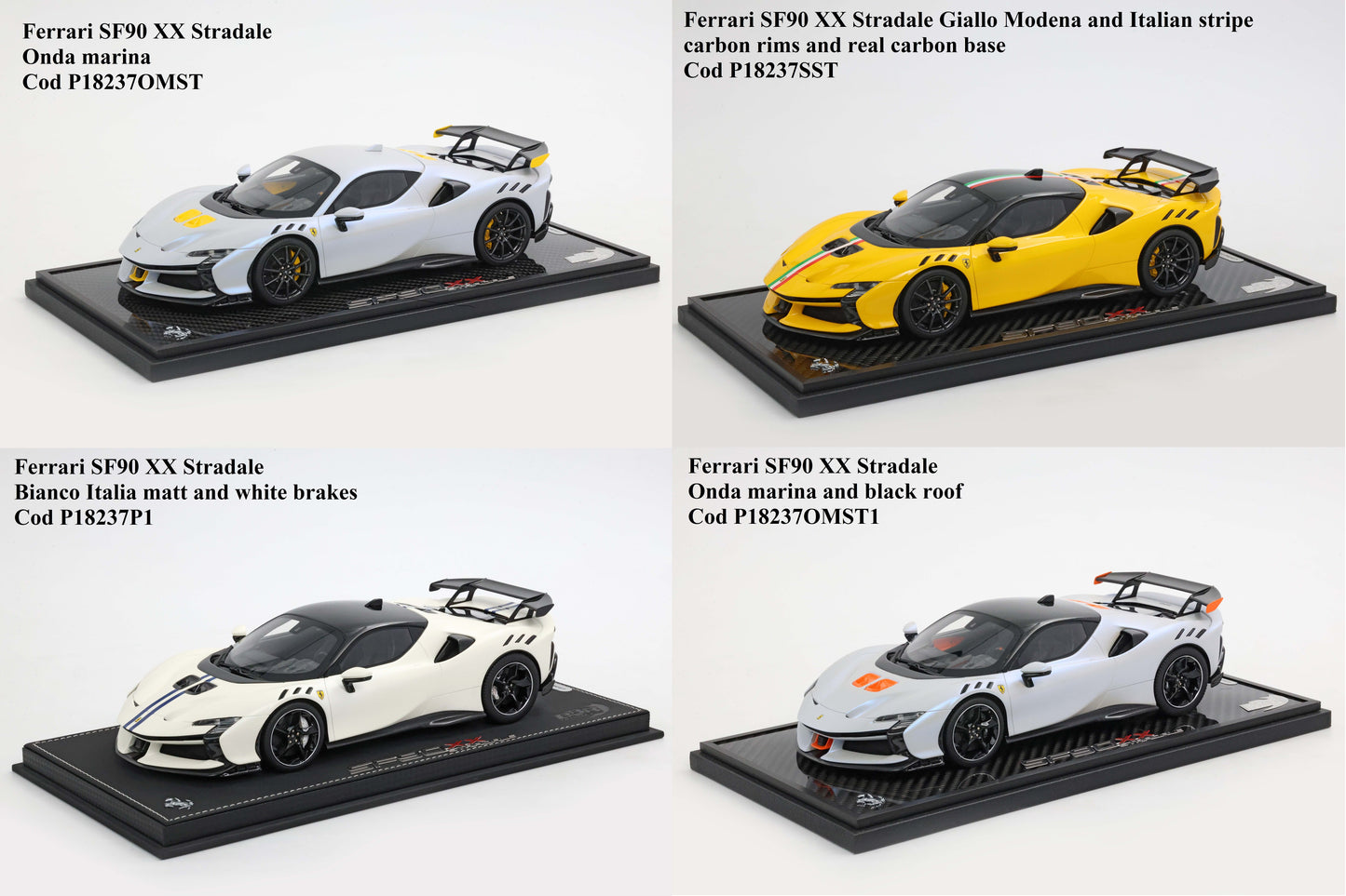 Pre-order BBR Ferrari SF90 XX Stradale Special Version, Carbon Base - Limited 20 pcs