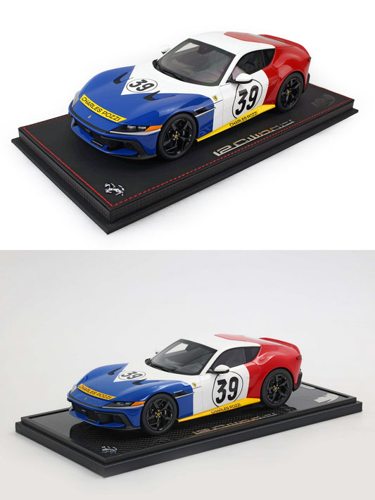 Pre-order BBR Ferrari 12 Cilindri Coupe Tribute to Le Mans 1972 - Limited 39 pcs