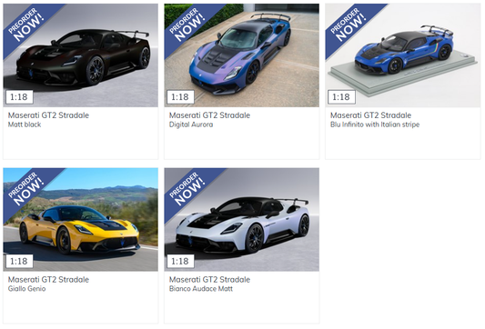 Pre-order BBR Maserati GT2 Stradale - Limited Edition