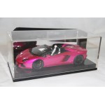 MR Lamborghini Aventador LP700-4 Roadster, Flash Pink on Carbon Base, Limited 30 pcs