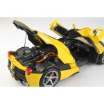 Ferrari Laferrari Yellow Fully Open Diecast - Limited 120 pcs with Display Case by BBR