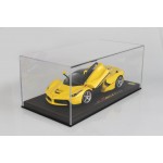 Ferrari Laferrari Yellow Fully Open Diecast - Limited 120 pcs with Display Case by BBR