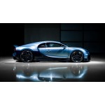 MR Bugatti Chiron Profilee Argent Atlantique / Blue Royale Carbon - Limited Edition