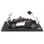 BBR Pagani Zonda F 2005 Grey Fully Open - Limited 100 pcs with Display Case