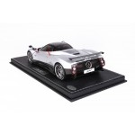 Pagani Zonda F 2005 Grey Fully Open - Limited 100 pcs with Display Case by BBR
