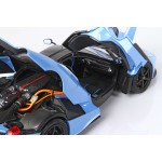Ferrari Laferrari Baby Blue Fully Open Diecast - Limited 300 pcs with Display Case by BBR