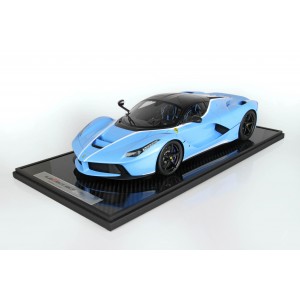BBR Ferrari LaFerrari Baby Blue - Limited 40 pcs with Display Case (Scale 1/12)