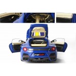 BBR Ferrari F12 TDF Azzurro Dino Blue Fully Open Diecast - Limited 120 pcs with Display Case