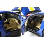 BBR Ferrari F12 TDF Azzurro Dino Blue Fully Open Diecast - Limited 120 pcs with Display Case