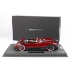 Pagani Zonda Barchetta in Rosso Met Red - Limited 24 pcs with Display Case by BBR