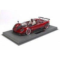 Pagani Zonda Barchetta in Rosso Met Red - Limited 24 pcs with Display Case by BBR