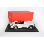 BBR Ferrari Daytona SP3 Icona Met Italian White - Limited 360 pcs with Display Case