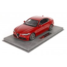 [Clearance] Alfa Romeo Giulia Veloce, Rosso Competizione - Limited 36 pcs with Display Case by BBR